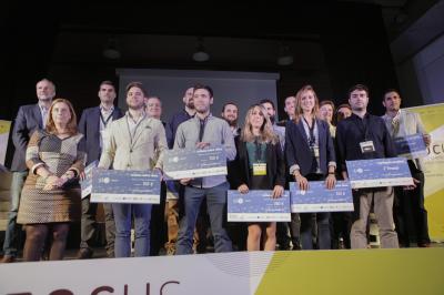 Los premiados del Concurso Startups 5UCV