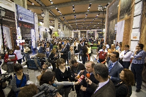 Alejandro Font de Mora, en la inauguraci�n del DPECV 2010 (Ambiente_macrojornada)