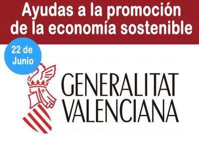 Ayudas a la promocin de la economa sostenible en la Comunitat Valenciana