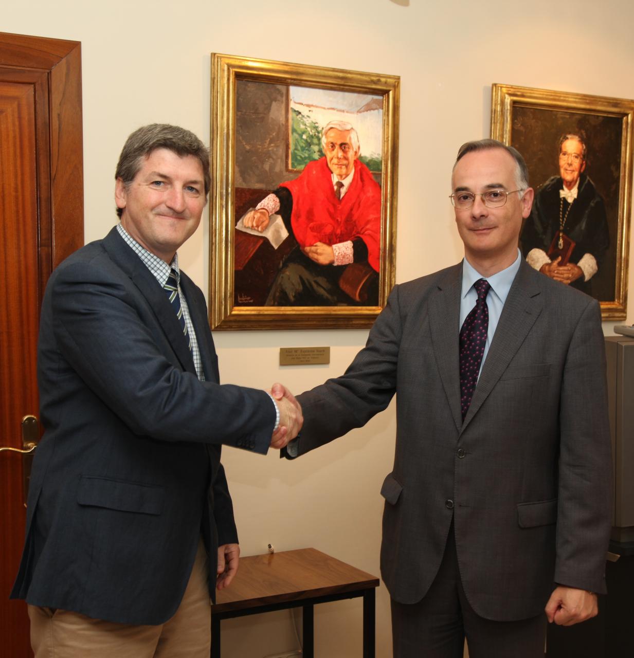 El rector de la CEU-UCH y el presidente de CEEI 