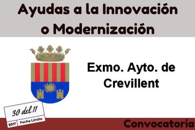 Convocatoria Ayudas a la Innovacin y Modernizacin 