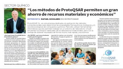 Publicada entrevista a ProtoQSAR en "La Razón"