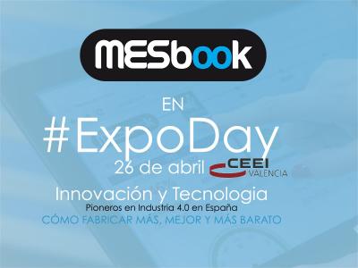 MESbook llevará la Gestión de Fábricas en Tiempo Real y la Industria 4.0 a Expo Day