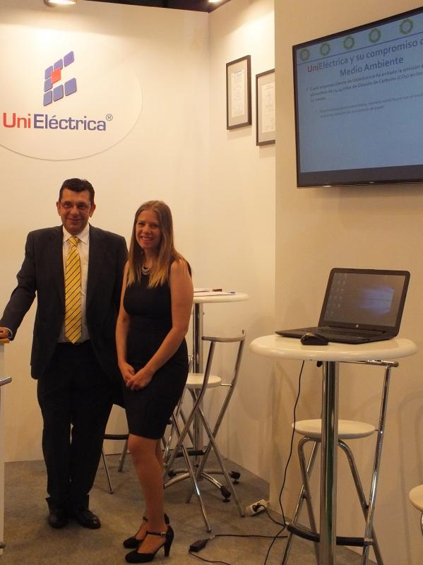 Juan Ariza y Cristina Moreno, en un reciente congreso especializado
