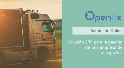 Webinar: Solucin ERP para la gestin de una empresa de transportes