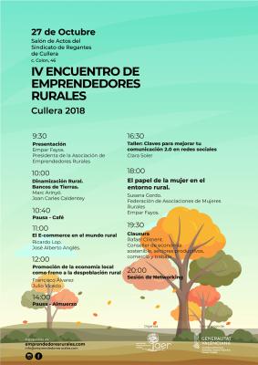IV Encuentro Anual Emprendedores Rurales. Cullera 2018