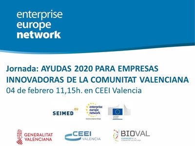 Jornada Ayudas 2020 para Empresas Innovadoras Comunitat Valenciana