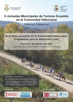 II Jornadas Municipales de Turismo Ecuestre en la Comunidad Valenciana