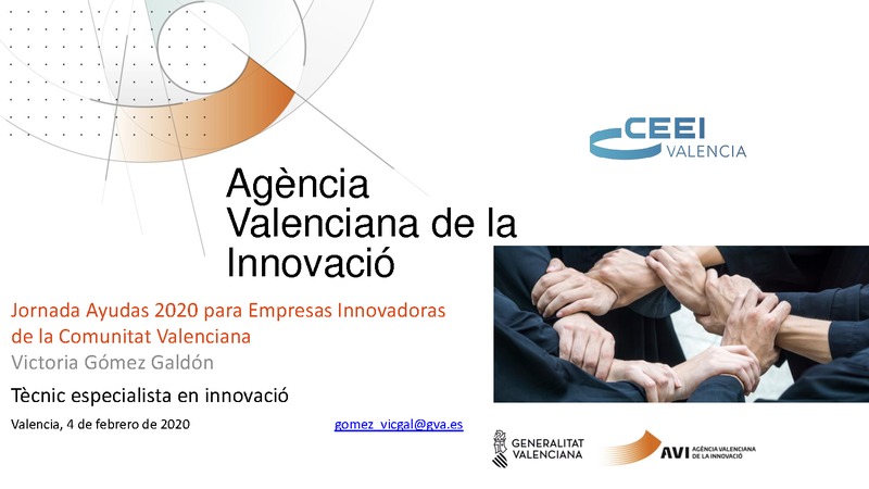 Ayudas Agencia Valenciana de la Innovación 2020
