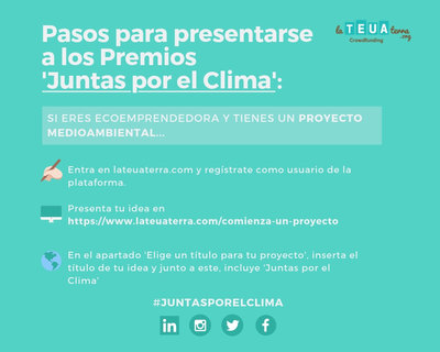 II Edicin de los premios Juntas por el Clima para ecoemprendedoras