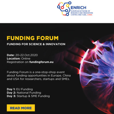 Funding Forum - Funding for Science and Innovation by Enrich in China