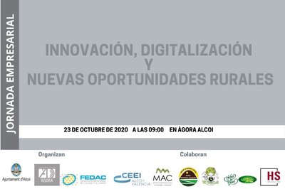 Jornada: Innovación, digitalización y nuevas oportunidades rurales