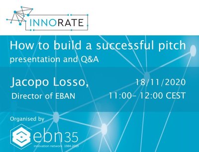 How to Build a Succesful Pitch – Presentation and Q&A with Jacopo Losso