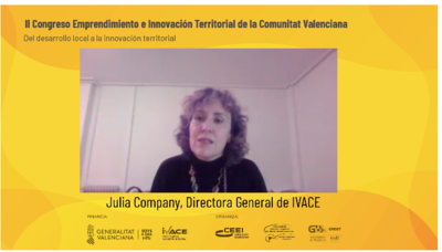 Julia Company en el II Congreso de Emprendimiento e Innovacin Territorial