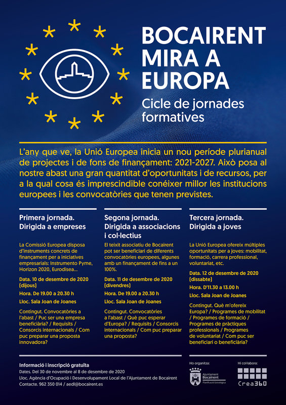 Jornades Formatives "Bocairent Mira a Europa"