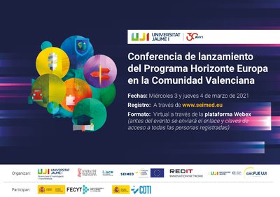 Lanzamiento del Programa Horizonte Europa en la Comunidad Valenciana