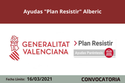 Ayudas "Plan Resistir" en Alberic