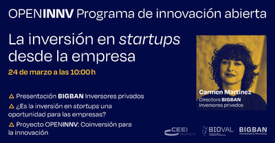 OPENINNV Talks "La inversión en startups desde la empresa"