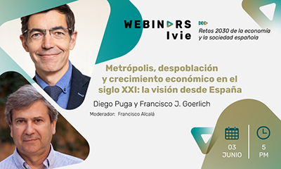 Webinar2: Metrpolis, despoblacin y crecimiento econmico en el siglo XXI: la visin desde Espaa