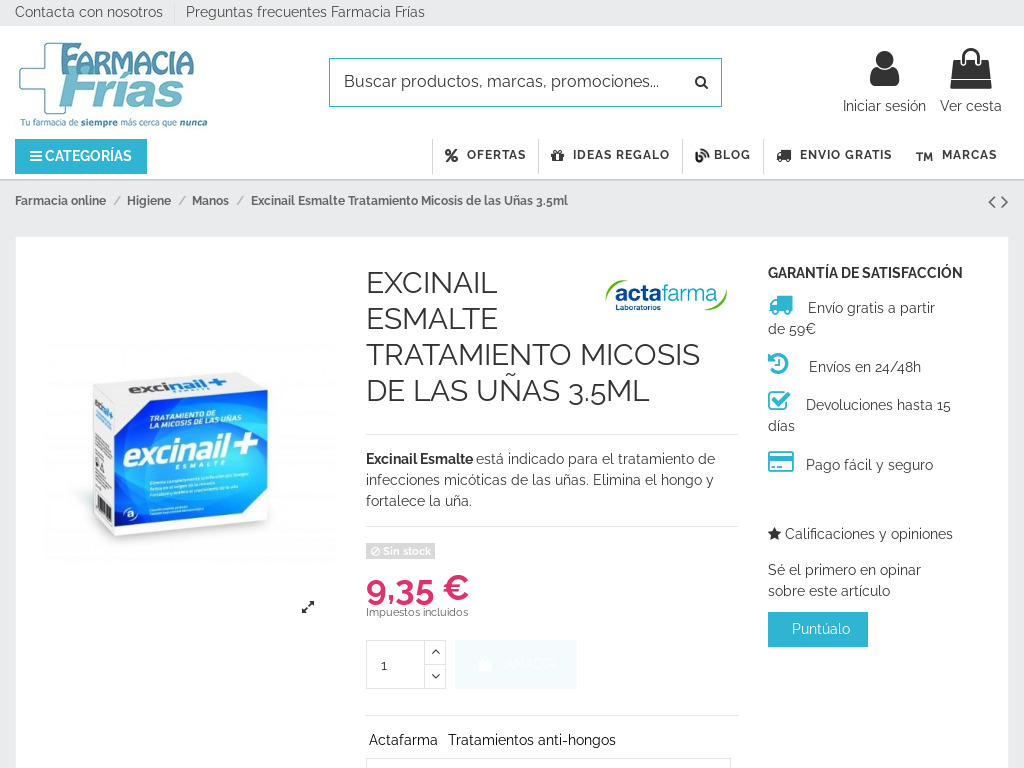 TRATAMIENTO MICOSIS DE LAS UAS | Farmacia Fras