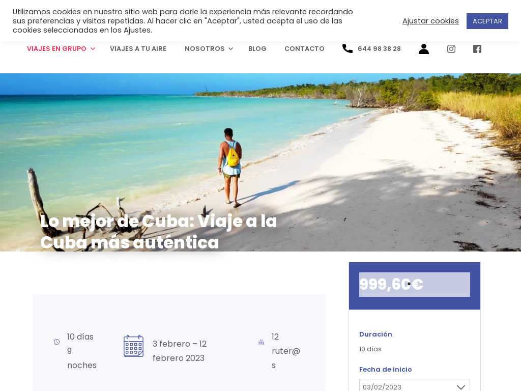Viaje organizado a la Cuba más auténtica con Ruteart